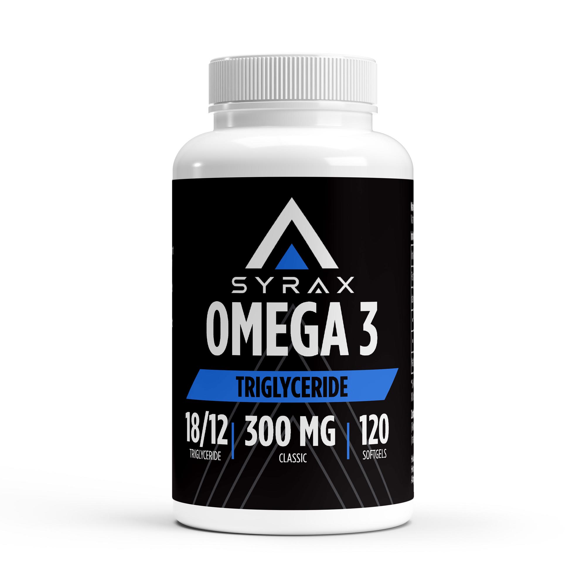 Omega 3 Triglyceride 18/12 (Halal Gelatin) - 120 Softgels